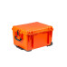 Кейс пластиковый OffRoadTeam Серия-Element модель EL613750 ОРАНЖЕВЫЙ, внутренние размеры 580*465*354мм, IP65, с колесами