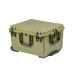 Кейс пластиковый OffRoadTeam Серия-Element модель EL613750 ЗЕЛЕНЫЙ, внутренние размеры 580*465*354мм, IP65, с колесами