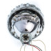 Биксеноновая линза Optima TURBINE DUBLE CCFL 2,5 дюйма под лампу Н1 бленда круглая-F2 подсветка колец 2CCFL арт: LENS-2.5-F2