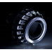 Биксеноновая линза Optima TURBINE DUBLE CCFL 2,5 дюйма под лампу Н1 бленда круглая-F2 подсветка колец 2CCFL арт: LENS-2.5-F2