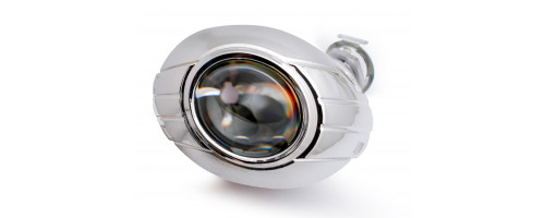 Биксеноновая линза Bosch 2.8" Н1, модуль под лампу Н1 2.8 дюйма бленда овальная 231 без АГ арт: LENS-2.8-231