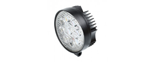 Фара светодиодная 27W SLIM, 9 LED, рабочий свет (заливающий свет), Круглая, D110*30мм