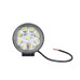 Фара светодиодная 27W SLIM, 9 LED, рабочий свет (заливающий свет), Круглая, D110*30мм