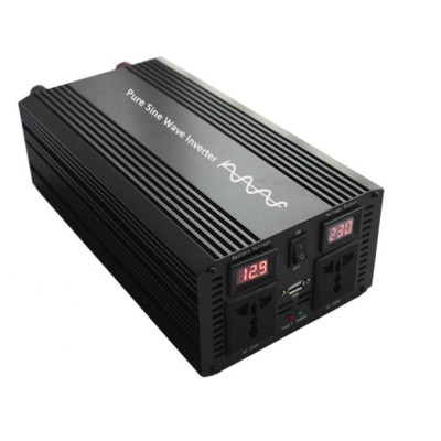 Инвертор автомобильный 12V - 220V 1500W арт: NL-IV3-12/1500