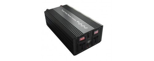 Инвертор автомобильный 12V - 220V 1000W арт: NL-IV3-12/1000