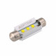 Светодиодная лампаFestoon 39mm Optima MINI-CREE, CAN, white, 3W, 12V, T10*39mm (SV 8,5-8), комплект 2 шт.
