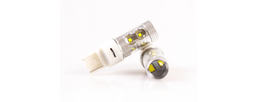 Светодиодная лампа 7443 (W21/5W) Optima Premium CREE 50W 12V (W3X16g) 1 шт. арт: OP-7443-50W