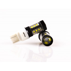 Светодиодная лампа 7443 (W21/5W) Optima Premium CREE 80W 12V (W3X16g) 1 шт. арт: OP-7443-80W