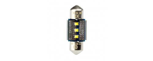 Светодиодная лампа Festoon 31mm Optima Premium, чип Philips, Canbus, white, (SV 7-8) с обманкой арт: OP-F-PH-CAN-31