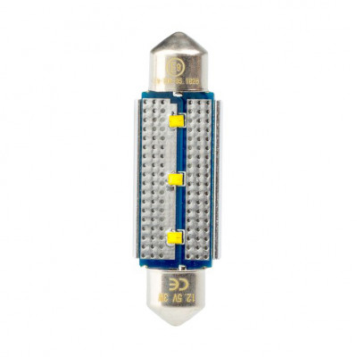 Светодиодная лампа Festoon 42mm Optima Premium, чип Philips, Canbus, white, (SV 8,5) с обманкой арт: OP-F-PH-CAN-42