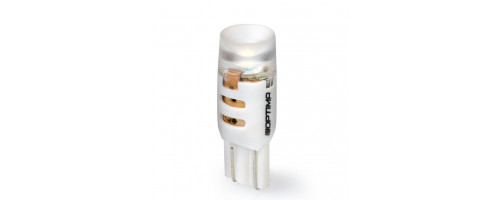 Светодиодная лампа W5W Optima Premium lens PHILIPS Chip 4200K 12V арт: OP-W5W-PH-4K