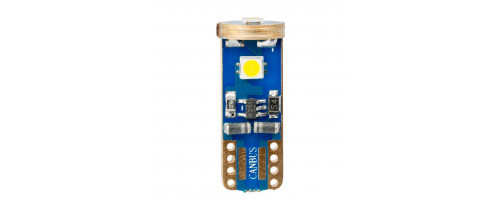 Светодиодная лампа W5W (T10) Optima Premium SAMSUNG Chip 3, CAN, 12V арт: OP-W5W-SM3