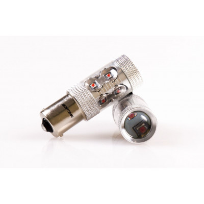Светодиодная лампа PY21W Optima Premium Желтый цвет CREE 50W 12V (BaU15s) 1 шт. арт: OP-PY21W-50W