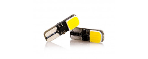 Светодиодная лампа W5W Optima Premium CANBUS 12-24V 5100К с обманкой 1 шт. арт: OP-W5W-COB-CAN-5K
