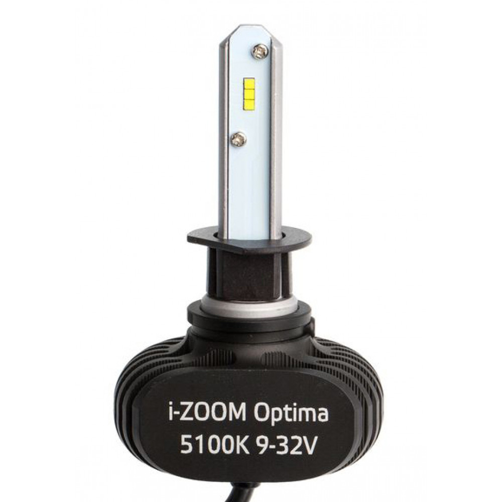 Светодиодная лампа H1 Optima LED i-ZOOM, Seoul-CSP, 5100K, 9-32V, комплект  2 лампы