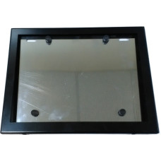 Рамка номерного знака МОТО из нержавеющей стали ЧЕРНАЯ арт: RN-05MB