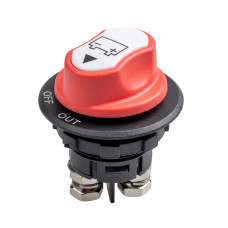 Выключатель массы 100/150 А, 12-32V, Врезной D29мм, съёмная ручка, контакты M6