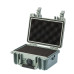 Кейс пластиковый объем 2л, СЕРЫЙ, внутренние размеры 193*122*85мм, IP67 (ORT191208)
