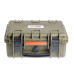 Кейс пластиковый объем 9,46л, ЗЕЛЕНЫЙ внутренние размеры 314*243*124мм, IP67 