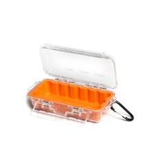 MC Кейс пластиковый малый с прозрачной крышкой, внешний размер 130*90*40мм