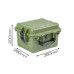 Кейс пластиковый OffRoadTeam Серия-Element модель EL613075 ЗЕЛЕНЫЙ, внутренние размеры 272*220*197мм, IP65