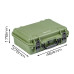 Кейс пластиковый OffRoadTeam Серия-Element модель EL613310 ЗЕЛЕНЫЙ, внутренние размеры 442*303*160мм, IP65
