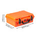 Кейс пластиковый OffRoadTeam Серия-Element модель EL613400 ОРАНЖЕВЫЙ, внутренние размеры 465*330*184мм, IP65