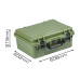 Кейс пластиковый OffRoadTeam Серия-Element модель EL613420 ЗЕЛЕНЫЙ, внутренние размеры 465*330*210мм, IP65
