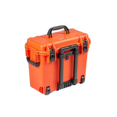 Кейс пластиковый OffRoadTeam Серия-Element модель EL613440 ОРАНЖЕВЫЙ, внутренние размеры 460*205*405мм, IP65, с колесами