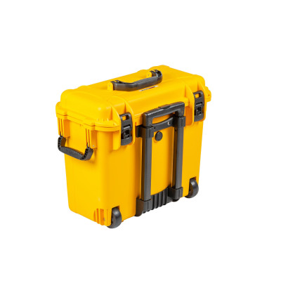 Кейс пластиковый OffRoadTeam Серия-Element модель EL613440 ЖЕЛТЫЙ, внутренние размеры 460*205*405мм, IP65, с колесами