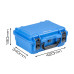 Кейс пластиковый OffRoadTeam Серия-Element модель EL613450 СИНИЙ, внутренние размеры 380*258*173мм, IP65