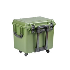 Кейс пластиковый OffRoadTeam Серия-Element модель EL613460 ЗЕЛЕНЫЙ, внутренние размеры 465*328*410мм, IP65, с колесами