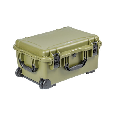 Кейс пластиковый OffRoadTeam Серия-Element модель EL613620 ЗЕЛЕНЫЙ, внутренние размеры 508*356*254мм, IP65, с колесами