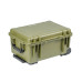 Кейс пластиковый OffRoadTeam Серия-Element модель EL613620 ЗЕЛЕНЫЙ, внутренние размеры 508*356*254мм, IP65, с колесами