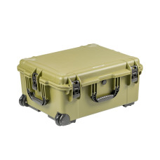 Кейс пластиковый OffRoadTeam Серия-Element модель EL613720 ЗЕЛЕНЫЙ, внутренние размеры 580*465*276мм, IP65, с колесами