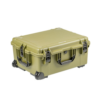 Кейс пластиковый OffRoadTeam Серия-Element модель EL613720 ЗЕЛЕНЫЙ, внутренние размеры 580*465*276мм, IP65, с колесами