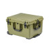 Кейс пластиковый OffRoadTeam Серия-Element модель EL613750 ЗЕЛЕНЫЙ, внутренние размеры 580*465*354мм, IP65, с колесами