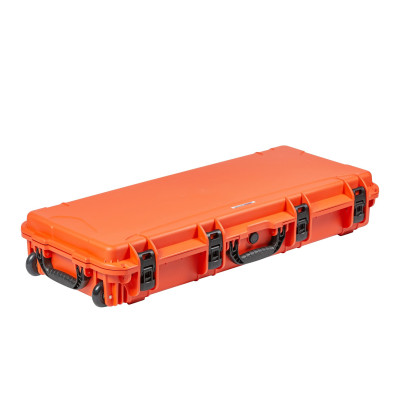 Кейс пластиковый OffRoadTeam Серия-Element модель EL614100 ОРАНЖЕВЫЙ, внутренние размеры 937*362*154мм, IP65, с колесами