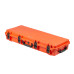 Кейс пластиковый OffRoadTeam Серия-Element модель EL614100 ОРАНЖЕВЫЙ, внутренние размеры 937*362*154мм, IP65, с колесами