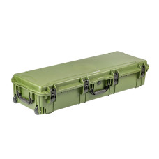 Кейс пластиковый OffRoadTeam Серия-Element модель EL614220 ЗЕЛЕНЫЙ, внутренние размеры 1130*362*220мм, IP65, с колесами