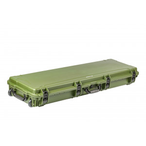 Кейс пластиковый OffRoadTeam Серия-Element модель EL614300 ЗЕЛЕНЫЙ, внутренние размеры 1298*362*154мм, IP65, с колесами