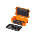Кейс пластиковый объем 2.57л, Orange, для инструмента внутренние размеры 230*140*80мм, IP67 (ORT231408)