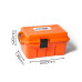 Герметичный ящик для мелочевки Dry-912-Orange, Оранжевый, внешний размер 221*135*120 мм