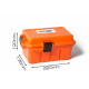 Герметичный ящик для мелочевки Dry-912-Orange, Оранжевый, внешний размер 221*135*120 мм