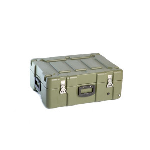 Кейс транспортировочный Military объем 37,81л, внутренн разм 520*360*202мм, IP67, с колёсами