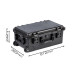 Кейс защитный Triton модель TR336500, внутренние размеры 535*315*211 мм, IP67, с колесами
