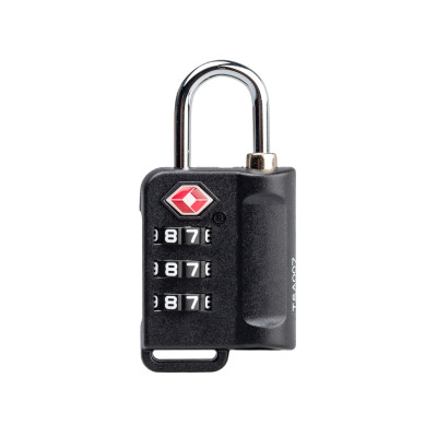 Замок кодовый, модель 340 стальная дужка диаметром 3,5 мм, с функцией TSA