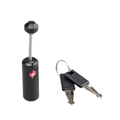 Замок с ключом, модель 626 дужка из троса толщиной 3 мм, с функцией TSA