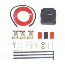 Комплект для подключения двух АКБ 12V с индикатором и авто переключением