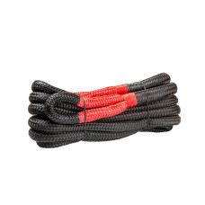 Трос кинетический черный 22мм х 9м, нагрузка до 10,8 тонн, плетеные проушины в Сумке